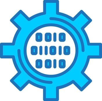 Binary Code Vector Icon