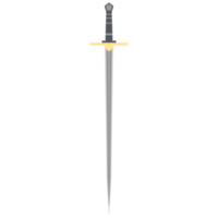 Needle Sword One Handed Two Side Sharp Classic Weapon png