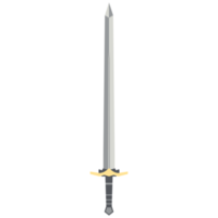 Sword Two Handed Two Side Sharp Swords Samurai Knight Weapon png