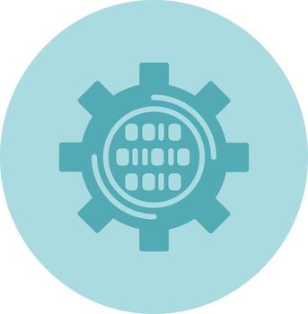 Binary Code Vector Icon