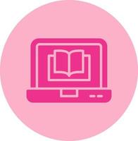 Digital Book Vector Icon