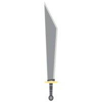 Dragon Slayer Sword Machete Two Handed One Side Sharp Classic Weapon png