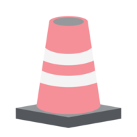 driving test material red rubber cone red rubber stick height long png