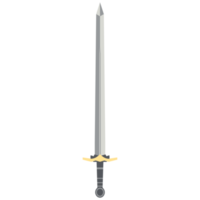 Sword Two Handed Two Side Sharp Swords Samurai Knight Weapon png