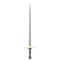 Needle Sword One Handed Two Side Sharp Classic Weapon png