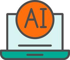 icono de vector de ai