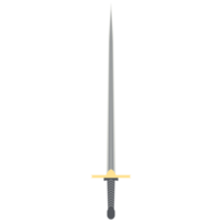 Needle Sword One Handed Two Side Sharp Classic Weapon png