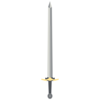épée à deux mains épées tranchantes à deux côtés arme de chevalier samouraï png