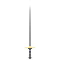 Needle Sword One Handed Two Side Sharp Classic Weapon png