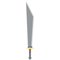 Dragon Slayer Sword Machete Two Handed One Side Sharp Classic Weapon png