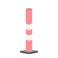driving test material long tall red rubber stick png