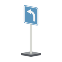 driving test material traffic signs left turn sign png