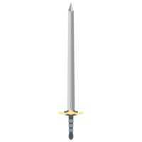 Sword Two Handed Two Side Sharp Swords Samurai Knight Weapon png