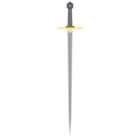 Needle Sword One Handed Two Side Sharp Classic Weapon png