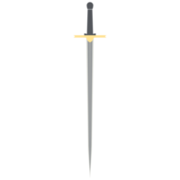 Needle Sword One Handed Two Side Sharp Classic Weapon png