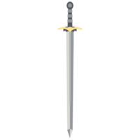 Schwert zweihändig zweiseitig scharfe Schwerter Samurai-Ritter-Waffe png