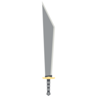 Dragon Slayer Sword Machete Two Handed One Side Sharp Classic Weapon png