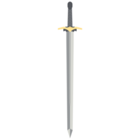 Sword Two Handed Two Side Sharp Swords Samurai Knight Weapon png