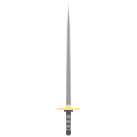 épée à aiguille une main deux côtés tranchant arme classique png