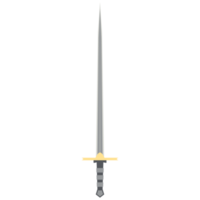 naald- zwaard een overhandigd twee kant scherp klassiek wapen png