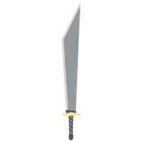 draak moordenaar zwaard machete twee overhandigd een kant scherp klassiek wapen png