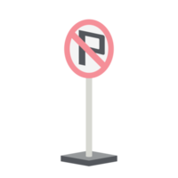 driving test material traffic signs prohibited sign parking png