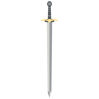 Sword Two Handed Two Side Sharp Swords Samurai Knight Weapon png