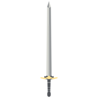 Sword Two Handed Two Side Sharp Swords Samurai Knight Weapon png