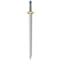 Sword Two Handed Two Side Sharp Swords Samurai Knight Weapon png