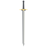 épée à deux mains épées tranchantes à deux côtés arme de chevalier samouraï png