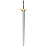 zwaard twee overhandigd twee kant scherp Zwaarden samurai ridder wapen png