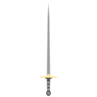 Needle Sword One Handed Two Side Sharp Classic Weapon png