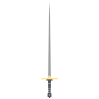 Needle Sword One Handed Two Side Sharp Classic Weapon png