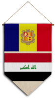 flagge beziehung land hängen stoff reise einwanderung beratung visum transparent irak andorra png