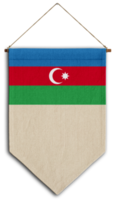 drapeau relation pays suspendu tissu Voyage immigration conseil visa transparent Azerbaïdjan png