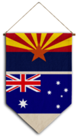 bandera relación país colgando tela viaje inmigración consultoría visa transparente arizona australia png