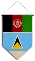 flagge beziehung land hängen stoff reise einwanderung beratung visum transparent afghanistan sanktlucia png