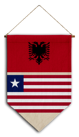 bandera relación país colgando tela viaje inmigración consultoría visa transparente albania liberia png