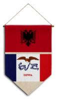 flagge beziehung land hängen stoff reise einwanderung beratung visum transparent albanien iowa png