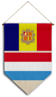 vlag relatie land hangende kleding stof reizen immigratie advies Visa transparant Luxemburg Andorra png