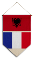 bandera relacion pais colgar tejido viajar inmigracion asesoria visa transparente albania francia png