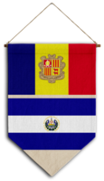 flagge beziehung land hängen stoff reise einwanderung beratung visum transparent elsalvador andorra png