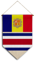 flagge beziehung land hängen stoff reise einwanderung beratung visum transparent costarica andorra png