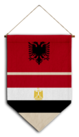 bandeira relação país pendurado tecido viagem consultoria de imigração visto transparente albânia egito png