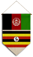 flag relation country hanging fabric travel immigration consultancy visa transparent afghanistan uganda png