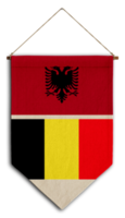 flagge beziehung land hängen stoff reise einwanderung beratung visum transparent albanien belgien png