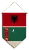 vlag relatie land hangende kleding stof reizen immigratie advies Visa transparant Albanië geen naam png