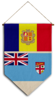 bandera relacion pais colgar tela viaje inmigracion asesoria visa transparente fiji andorra png