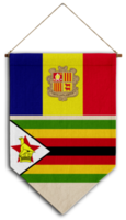 flagge beziehung land hängen stoff reisen einwanderung beratung visa transparent simbabwe andorra png
