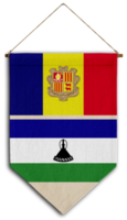 bandeira relação país pendurado tecido viagem consultoria de imigração visto transparente lesoto andorra andorra png